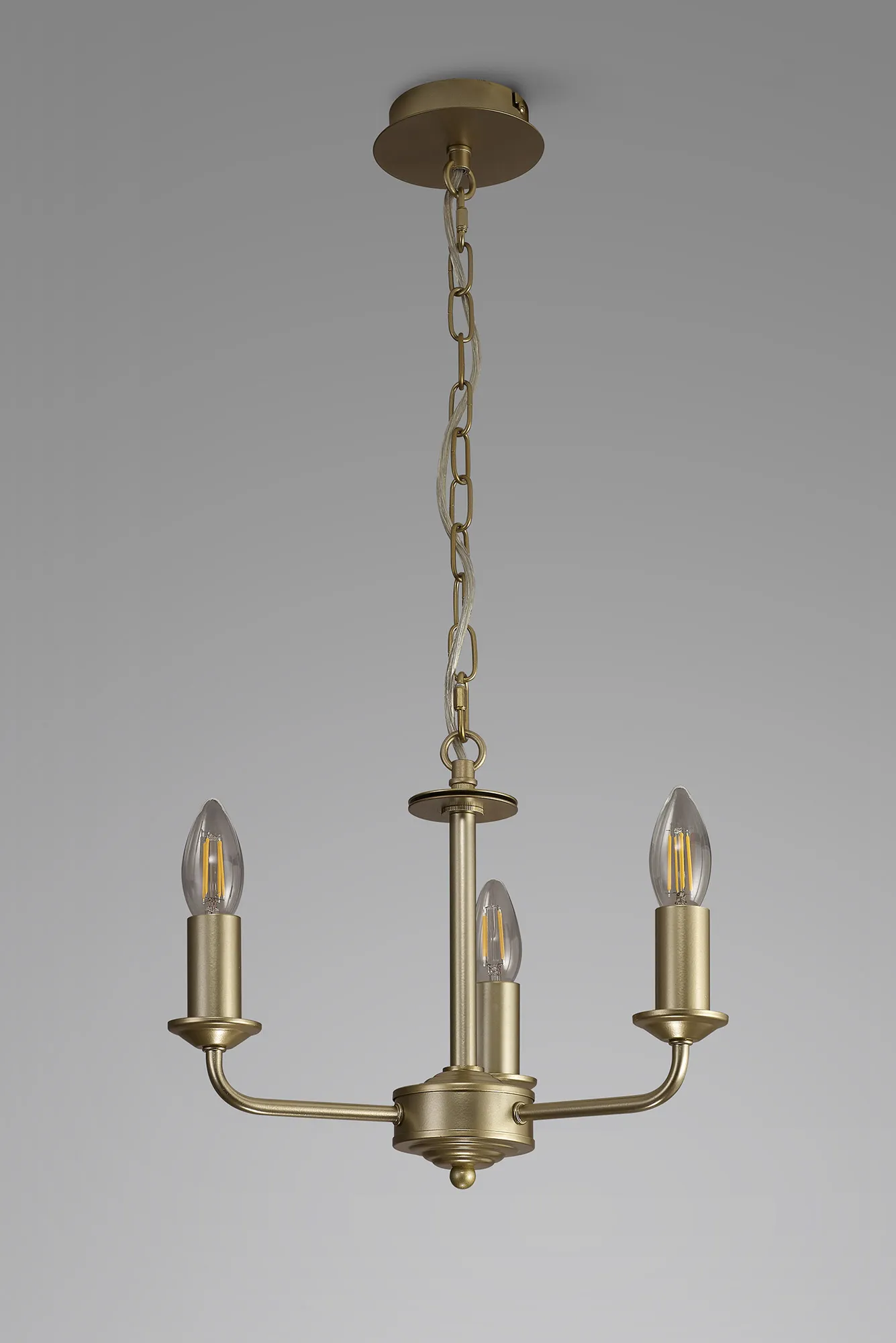 Banyan Pendant 3 Light Champagne Gold D0697  Deco Banyan